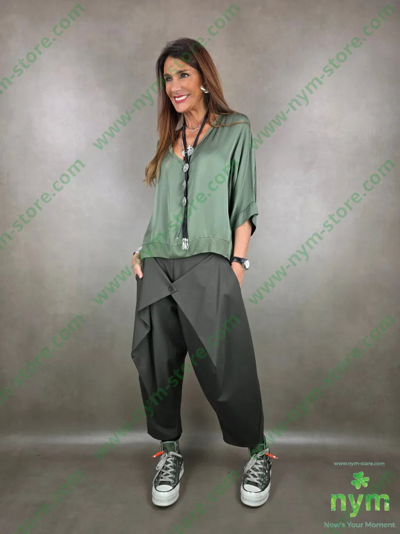 pantalone chiusura incrocio un bottone 66co29pa5ea PANTALONE