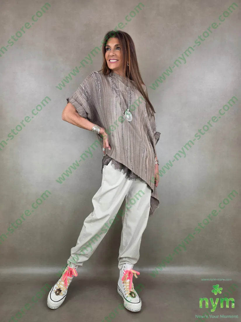 pantalone con elastico chinos 98co2ea - PANTALONE