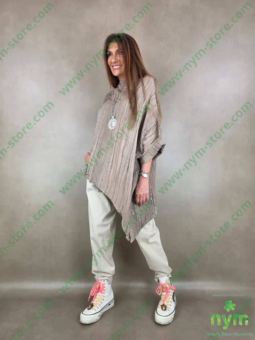 pantalone con elastico chinos 98co2ea - PANTALONE