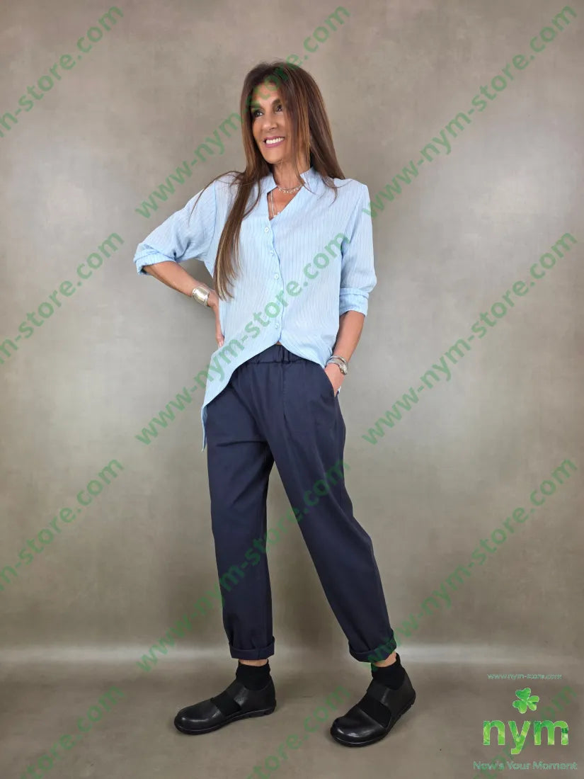 pantalone con elastico chinos 98co2ea - PANTALONE
