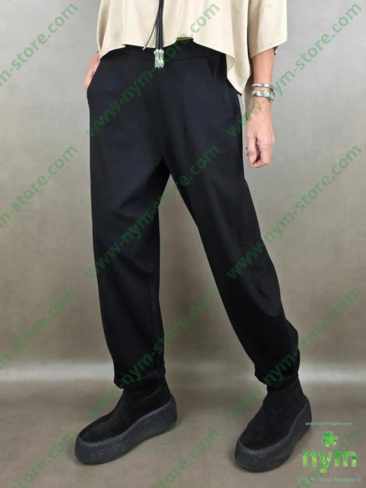 pantalone con imbuto pm 67vi27pa6ea 1 / NERO / PE26 PANTALONE
