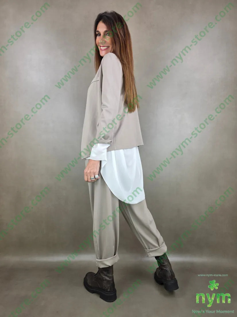 pantalone con imbuto pm 67vi27pa6ea PANTALONE