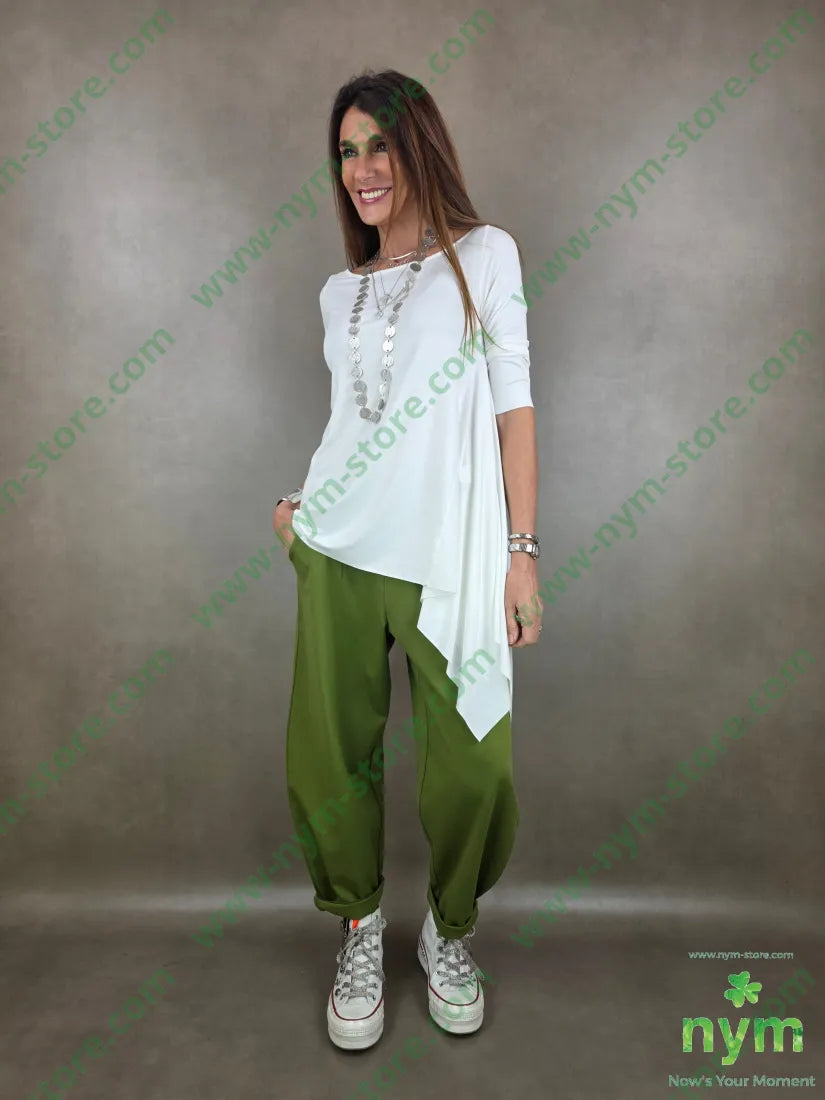 pantalone con imbuto pm 67vi27pa6ea PANTALONE