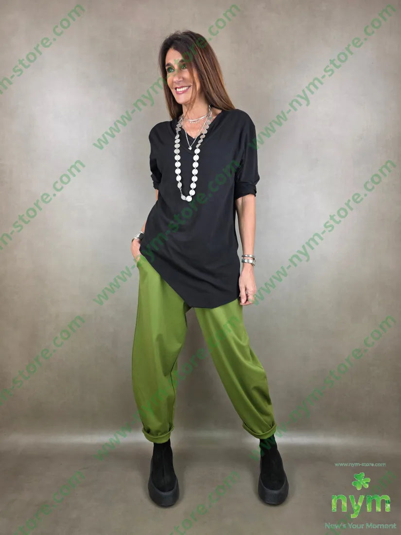 pantalone con imbuto pm 67vi27pa6ea PANTALONE