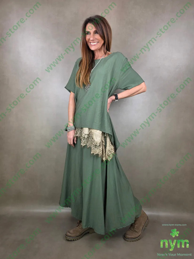 pantalone corto e largo tasche 84vi16pa PANTALONE