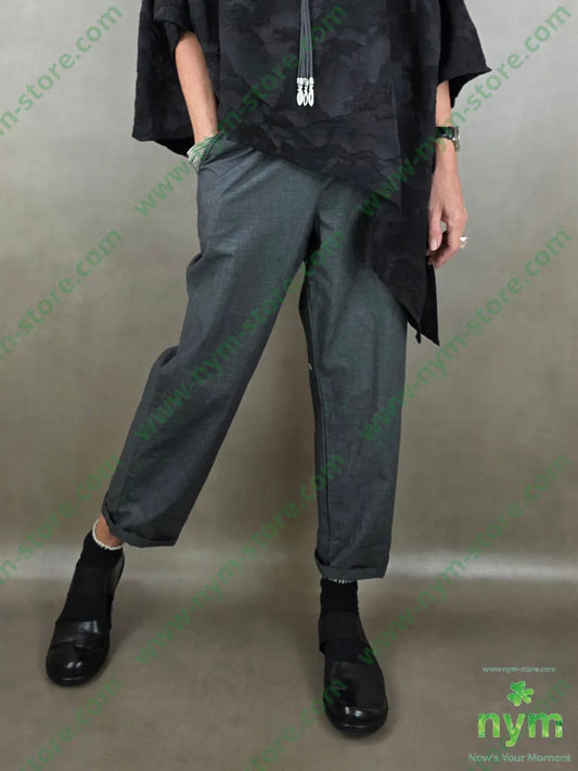 pantalone cotone melange 70co30pl U / ANTRACITE / PE26 PANTALONE