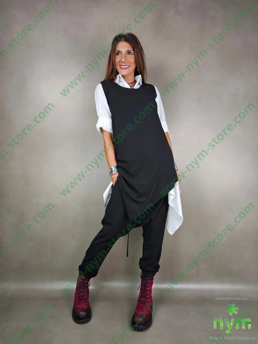 pantalone crepe cavallo basso 97pl3ea PANTALONE