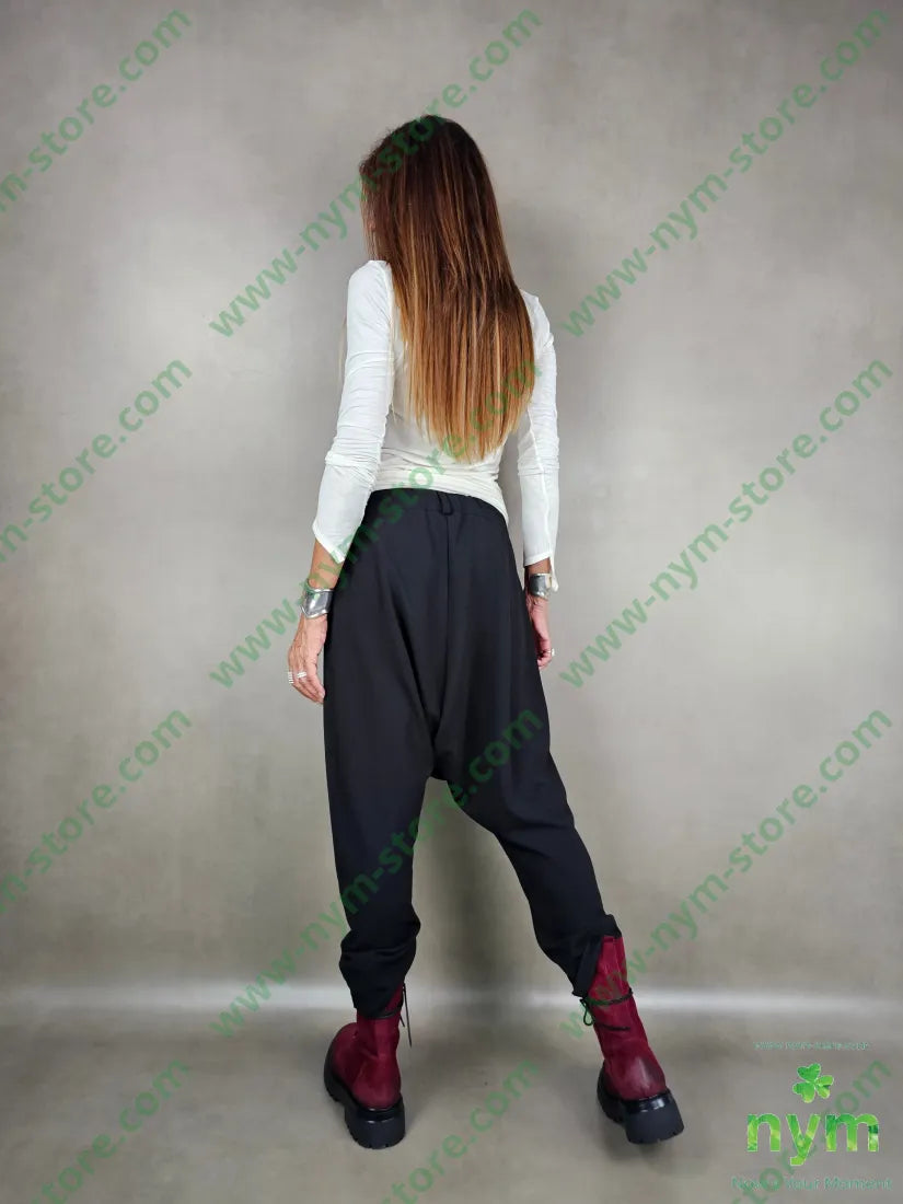 pantalone crepe cavallo basso 97pl3ea PANTALONE
