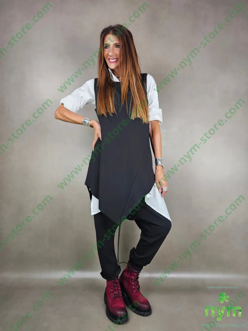 pantalone crepe cavallo basso 97pl3ea PANTALONE