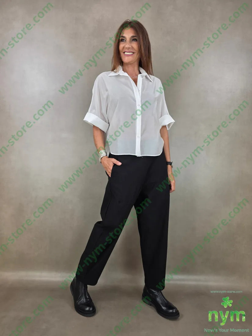 pantalone cuciture dietro bengalina 79vi19ny2ea - PANTALONE