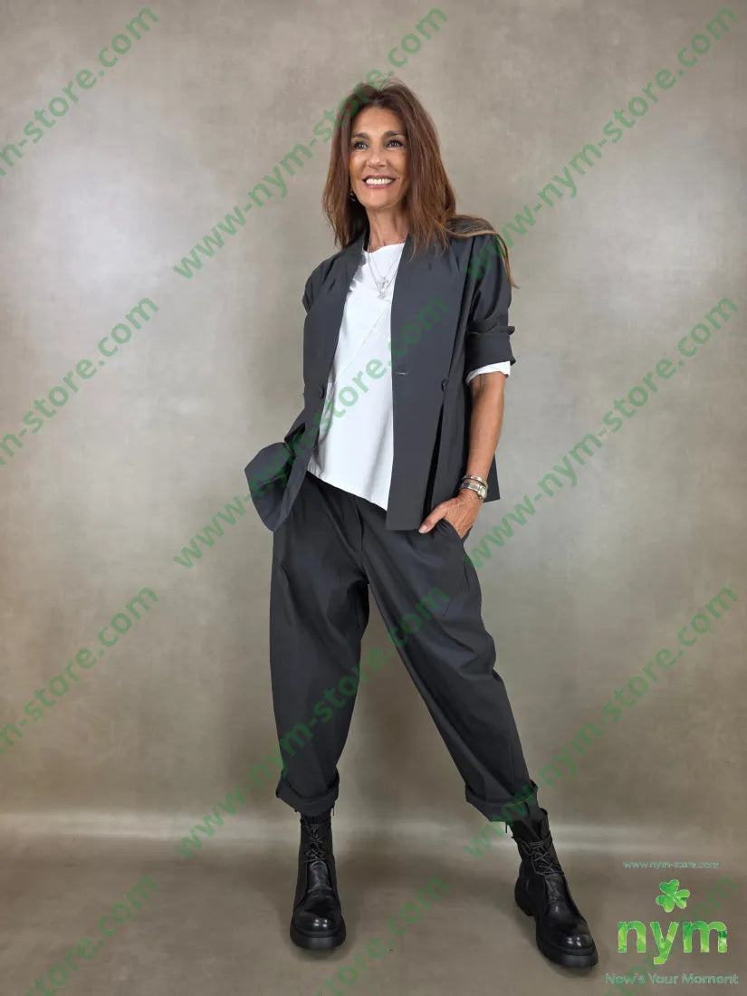 pantalone cuciture dietro bengalina 79vi19ny2ea - PANTALONE