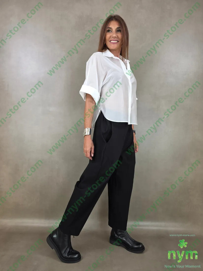 pantalone cuciture dietro bengalina 79vi19ny2ea - PANTALONE
