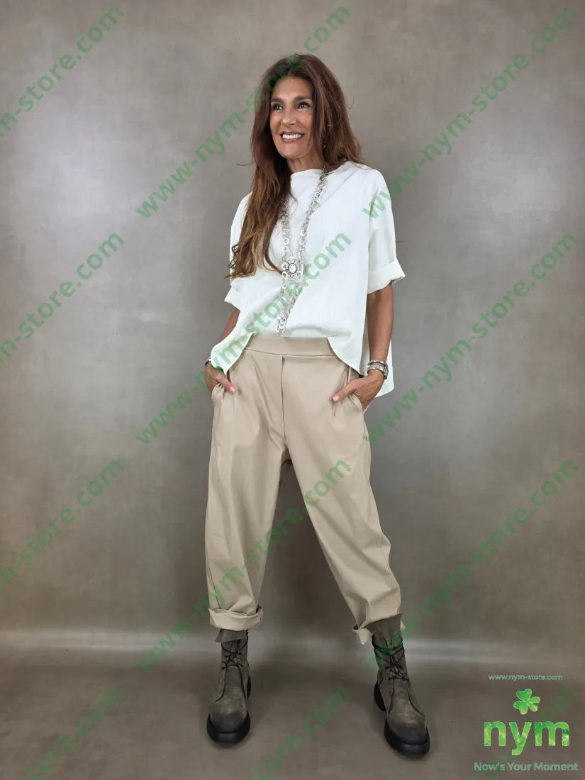 pantalone cuciture dietro bengalina 79vi19ny2ea - PANTALONE