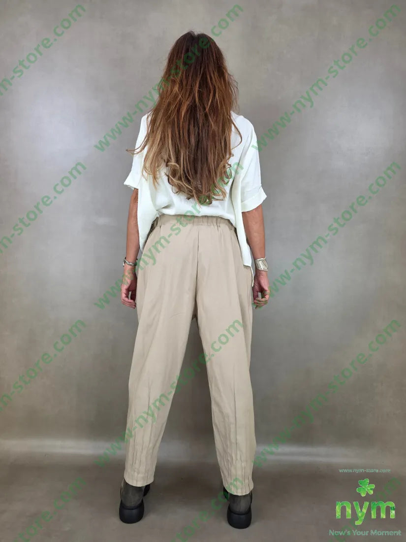 pantalone cuciture dietro bengalina 79vi19ny2ea - PANTALONE