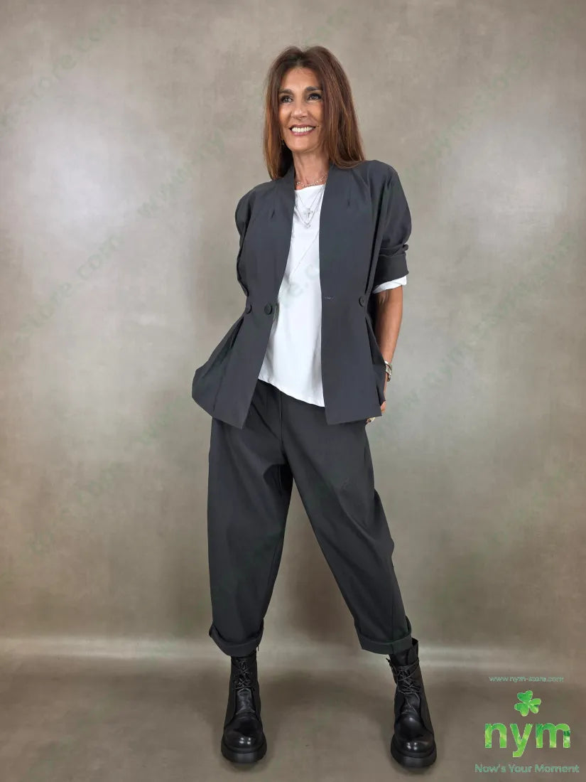 pantalone cuciture dietro bengalina 79vi19ny2ea - PANTALONE