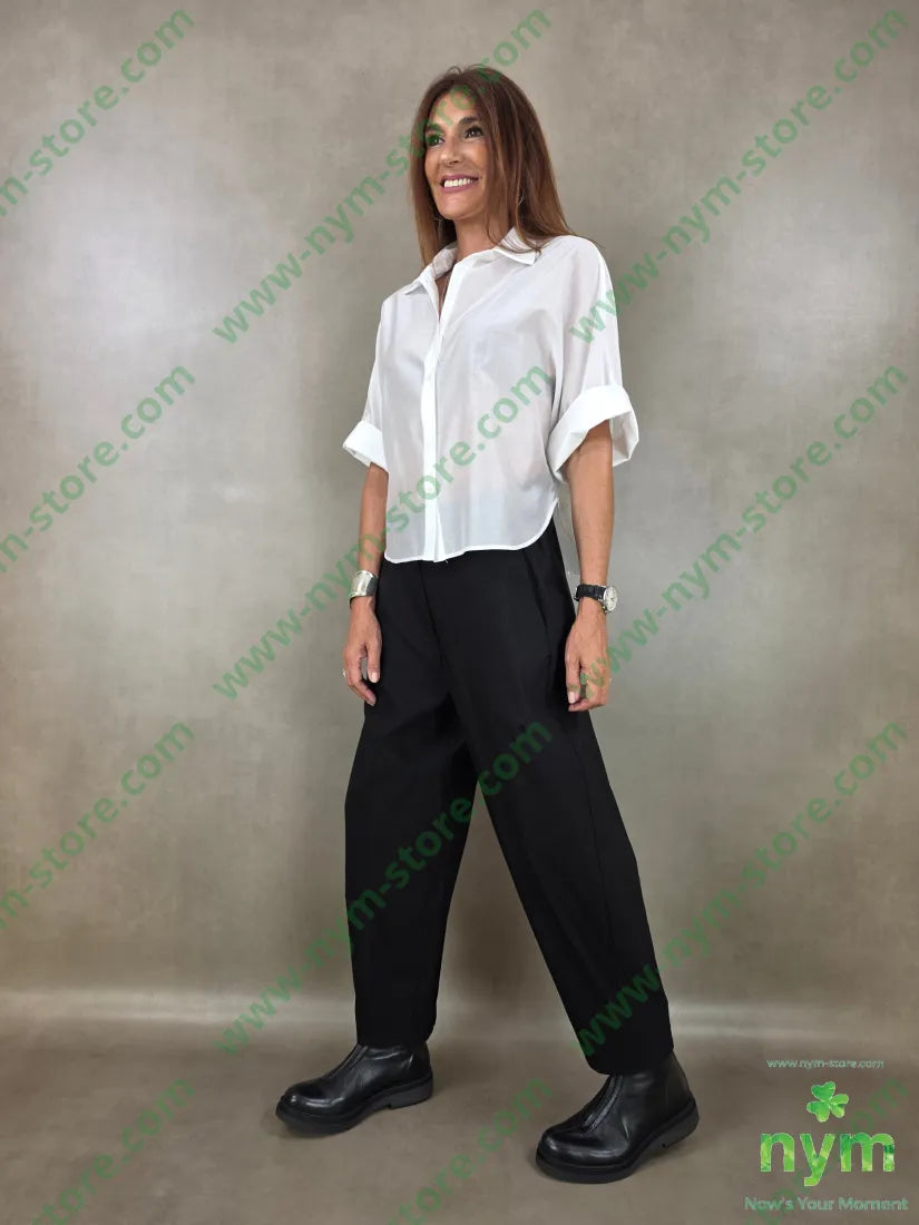 pantalone cuciture dietro bengalina 79vi19ny2ea - PANTALONE