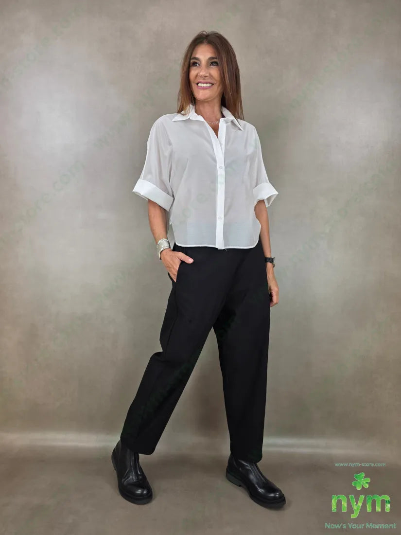 pantalone cuciture dietro bengalina 79vi19ny2ea - PANTALONE