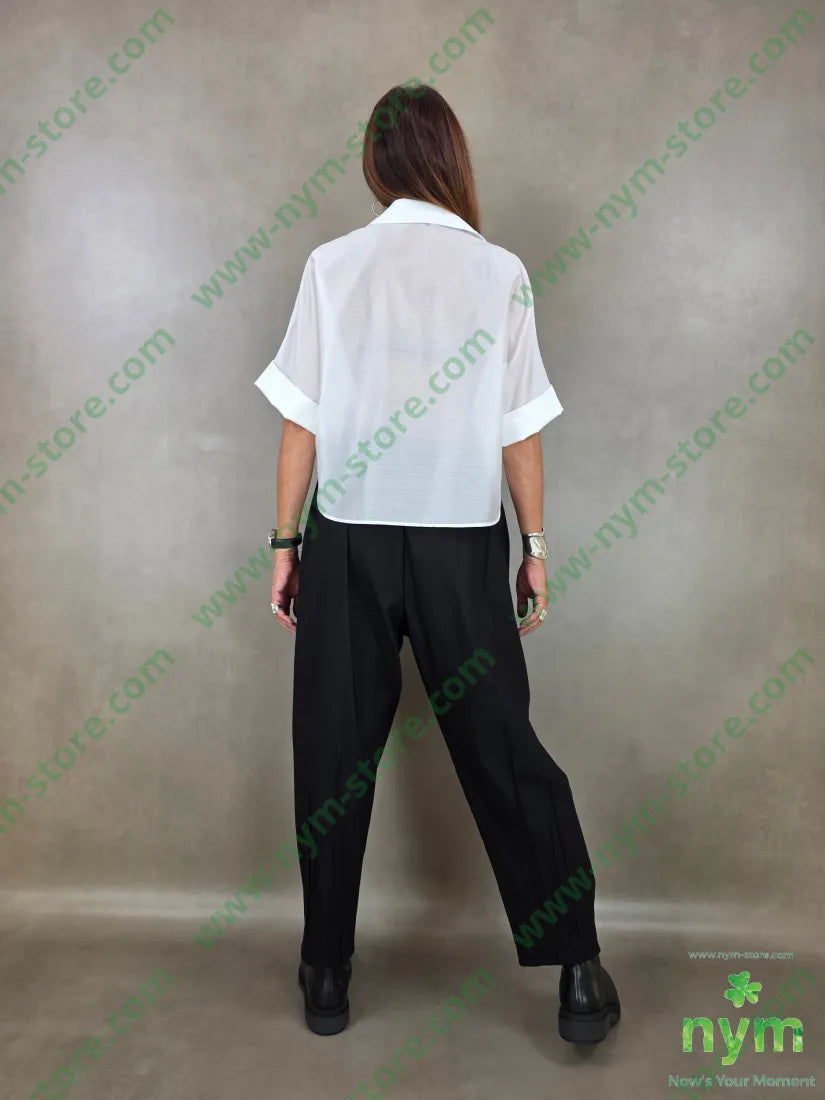 pantalone cuciture dietro bengalina 79vi19ny2ea - PANTALONE