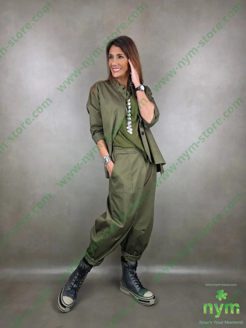 pantalone cuciture fondo tessuto lucido 79vi19ny2ea PANTALONE