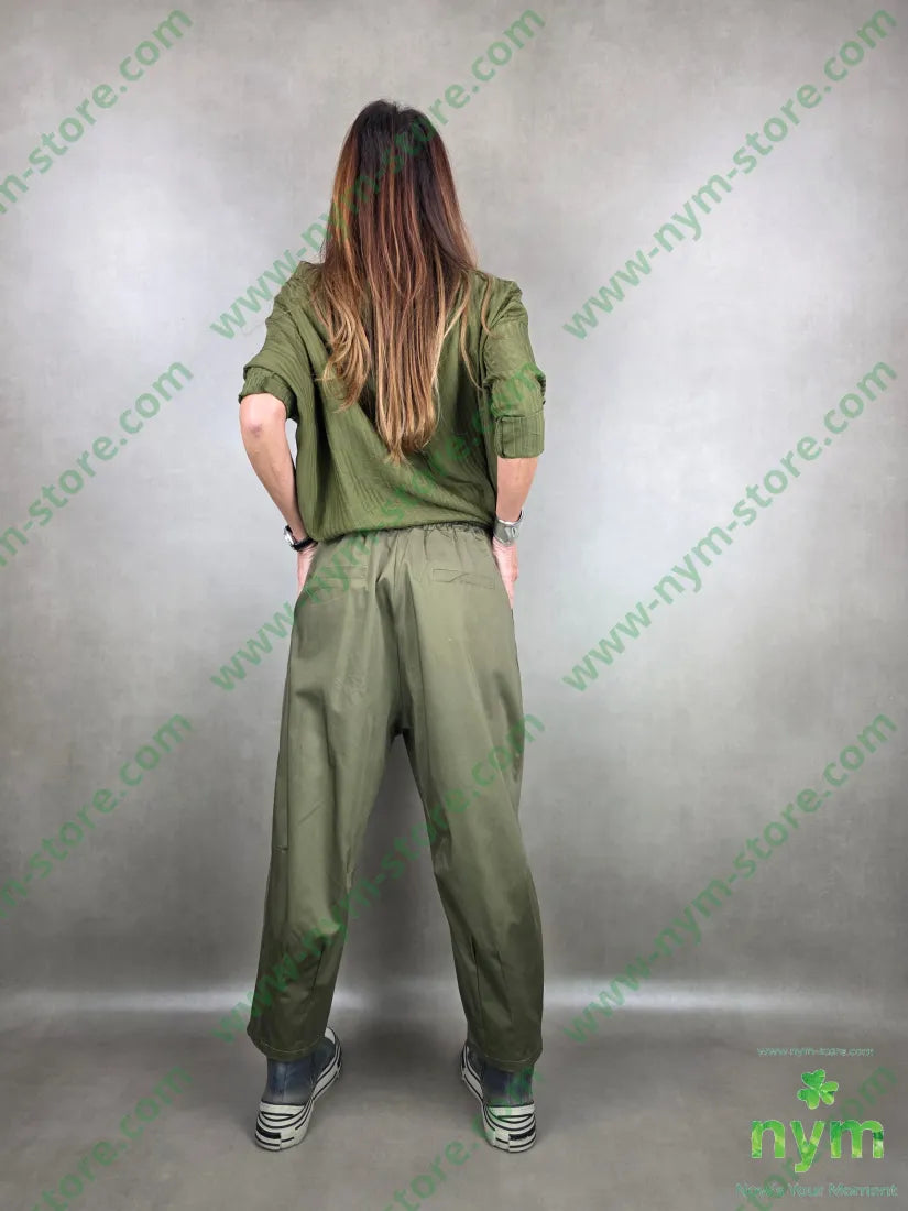 pantalone cuciture fondo tessuto lucido 79vi19ny2ea PANTALONE