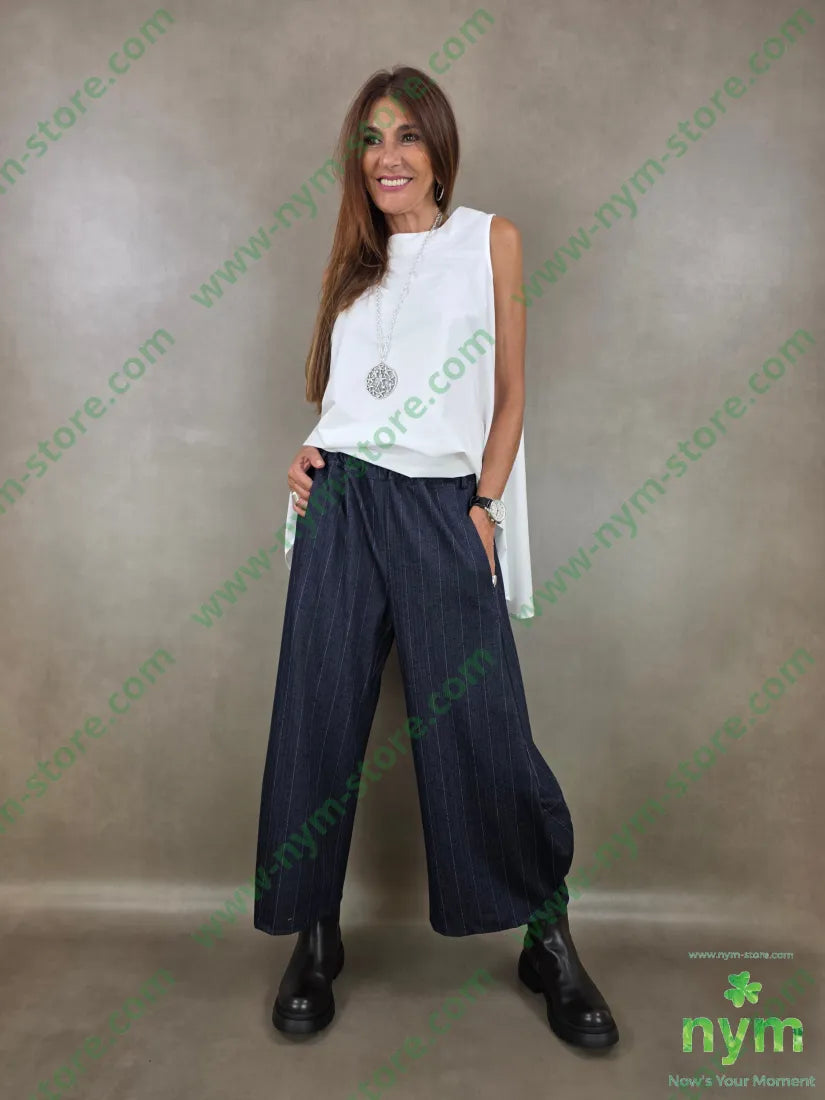 pantalone denim gessato 64vi31pl5ea - U / DENIM / AI26 - PANTALONE
