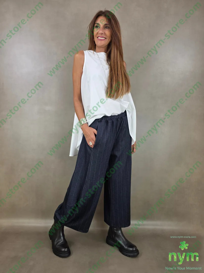 pantalone denim gessato 64vi31pl5ea - U / DENIM / AI26 - PANTALONE