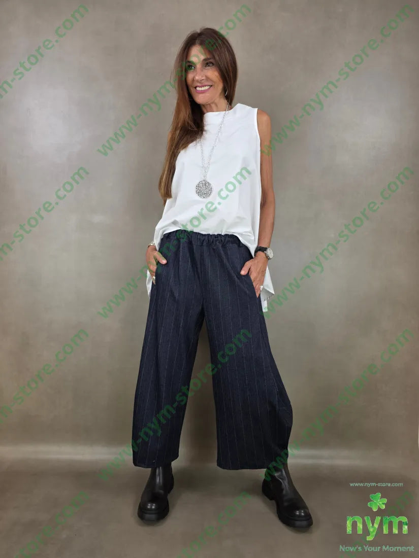 pantalone denim gessato 64vi31pl5ea - U / DENIM / AI26 - PANTALONE