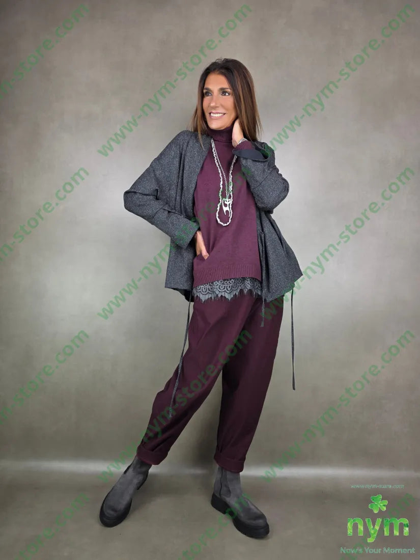 pantalone dettaglio imbuto bengalina 79vi19ny2ea PANTALONE