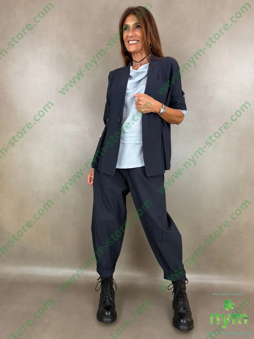 pantalone di bengalina tasca ad asola 79vi19ny2ea - PANTALONE