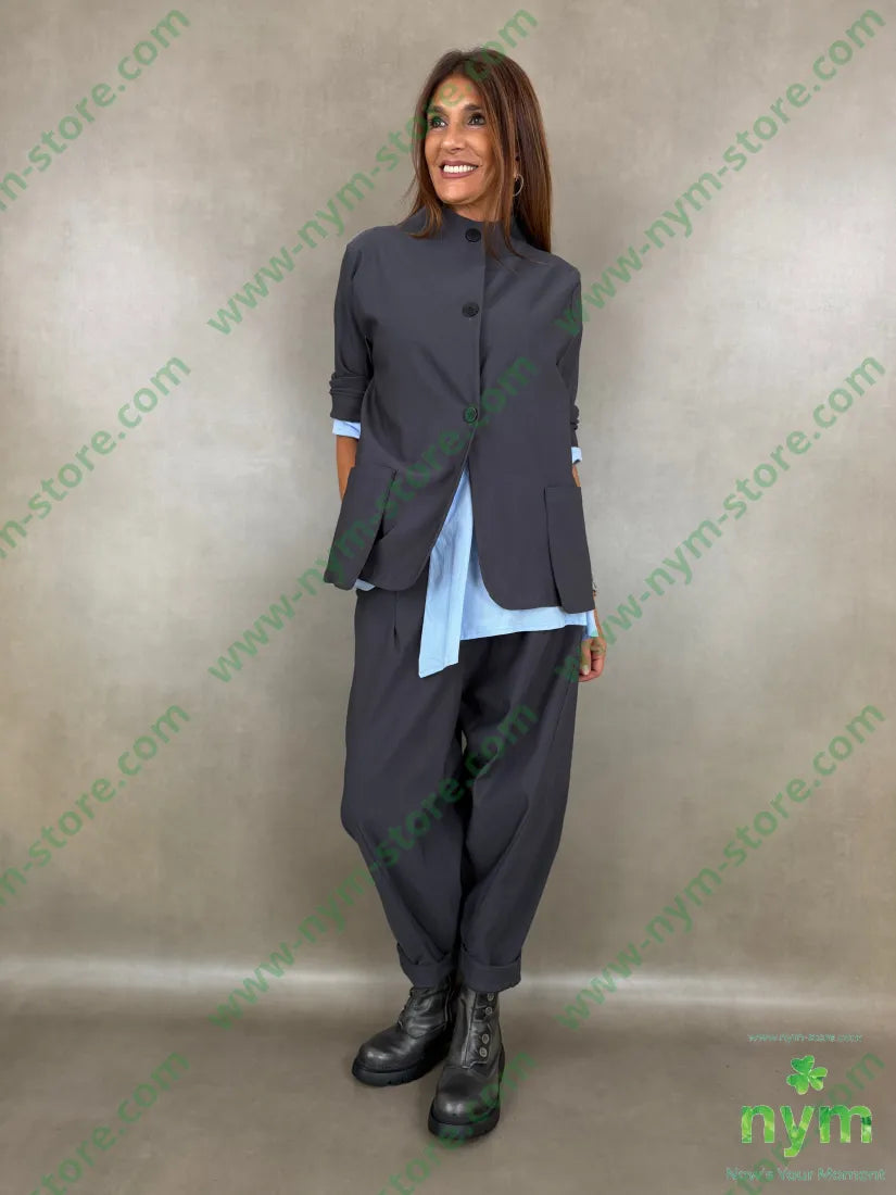 pantalone di bengalina tasca ad asola 79vi19ny2ea - PANTALONE