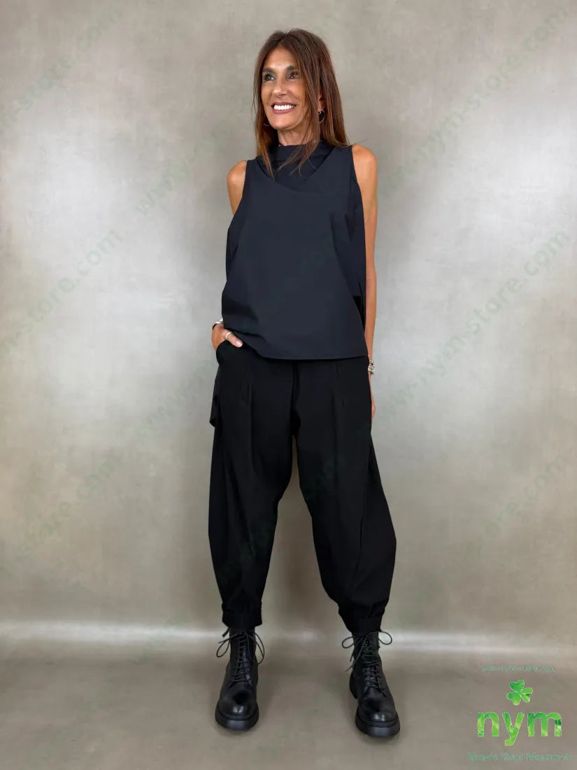 pantalone di bengalina tasca ad asola 79vi19ny2ea - PANTALONE