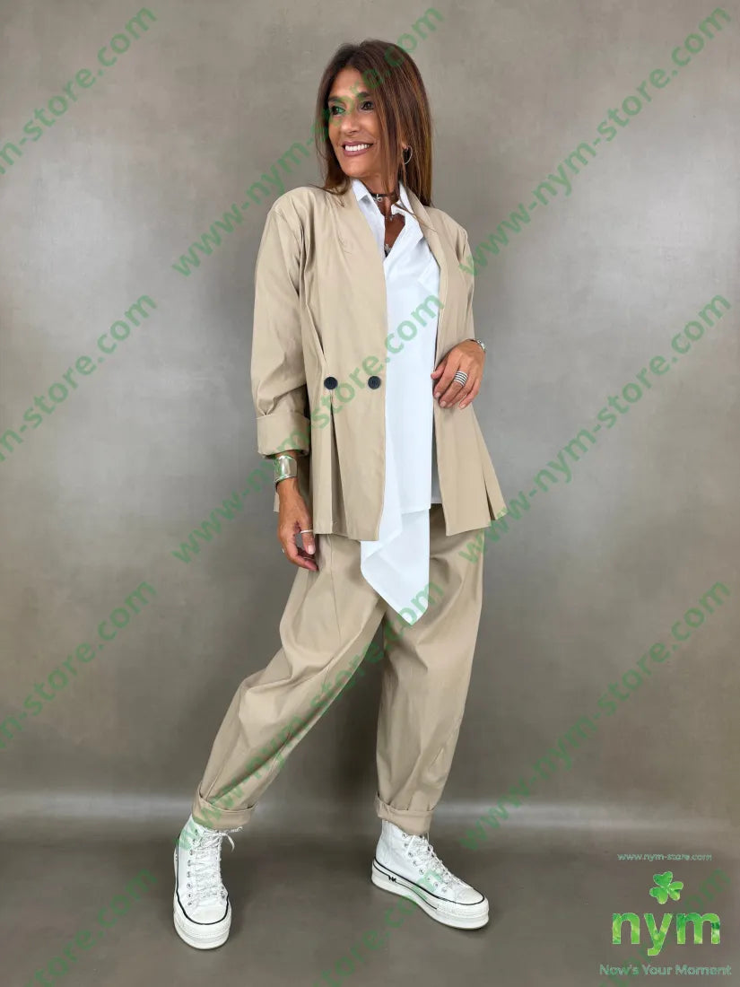 pantalone di bengalina tasca ad asola 79vi19ny2ea - PANTALONE