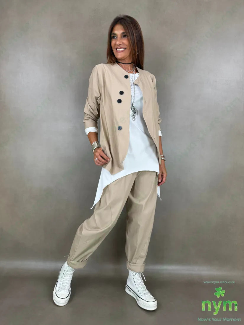 pantalone di bengalina tasca ad asola 79vi19ny2ea - PANTALONE