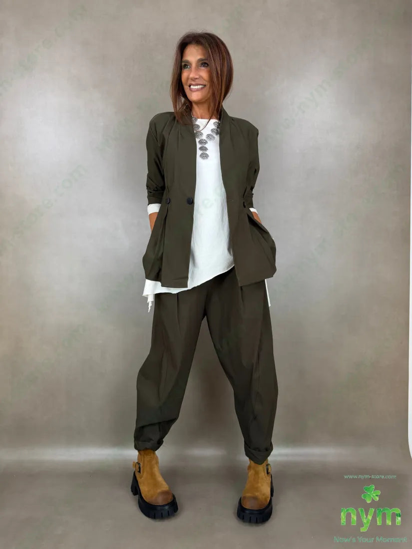 pantalone di bengalina tasca ad asola 79vi19ny2ea - PANTALONE