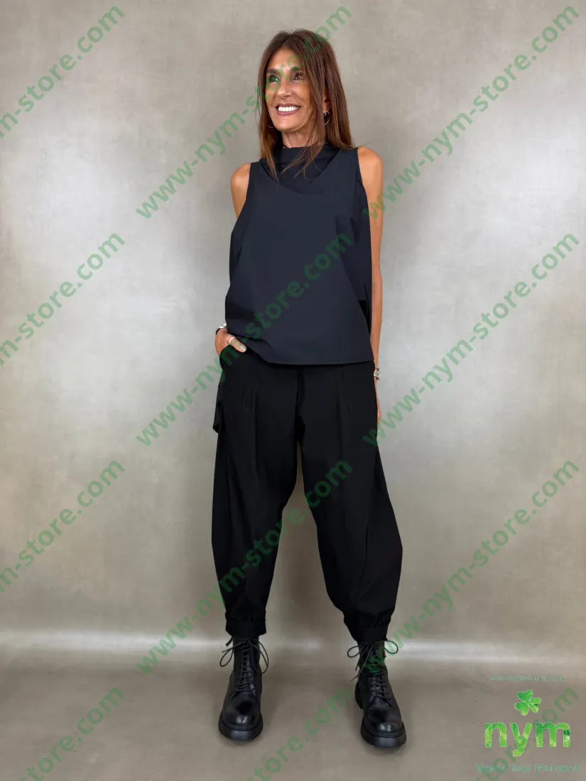 pantalone di bengalina tasca ad asola 79vi19ny2ea - PANTALONE