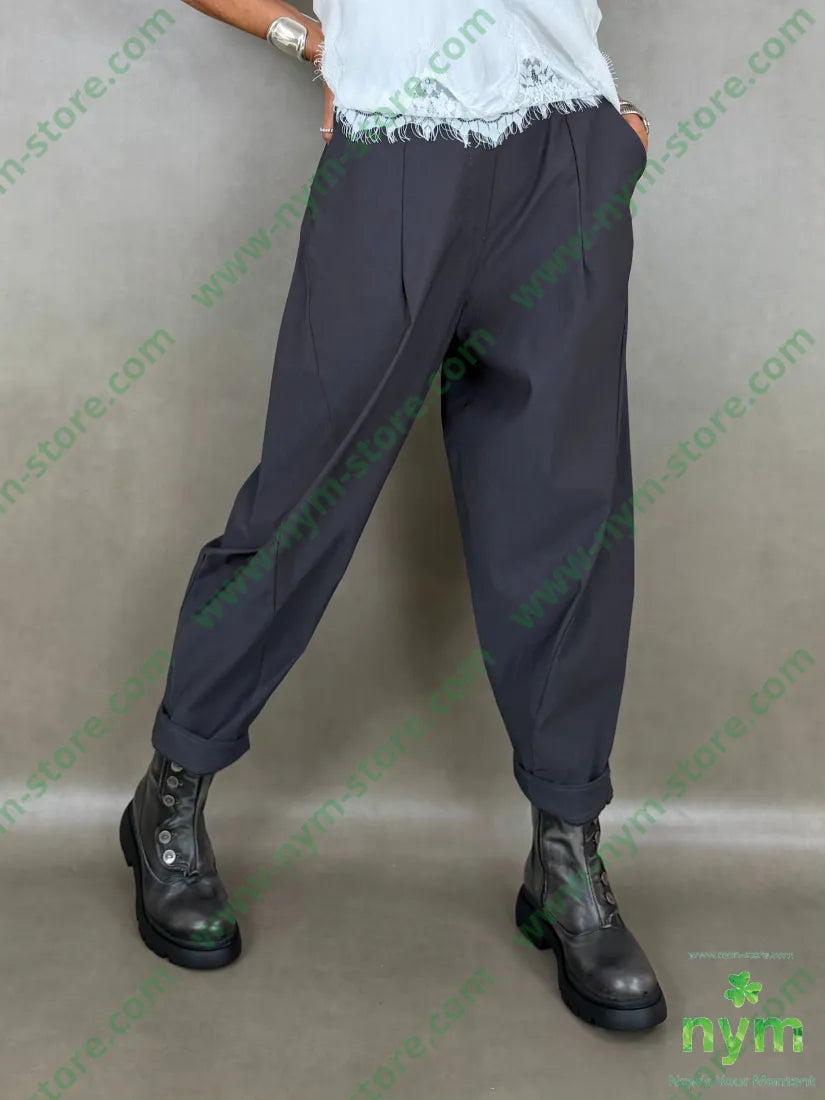 pantalone di bengalina tasca ad asola 79vi19ny2ea - U / ANTRACITE / AI26 - PANTALONE
