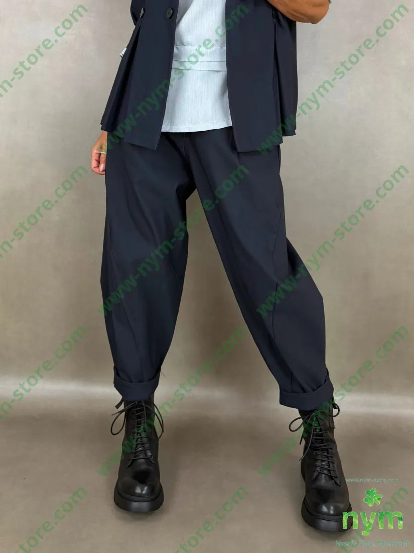 pantalone di bengalina tasca ad asola 79vi19ny2ea - U / BLU / AI26 - PANTALONE