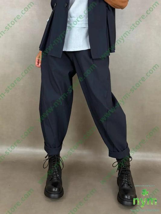 pantalone di bengalina tasca ad asola 79vi19ny2ea - U / BLU / AI26 - PANTALONE