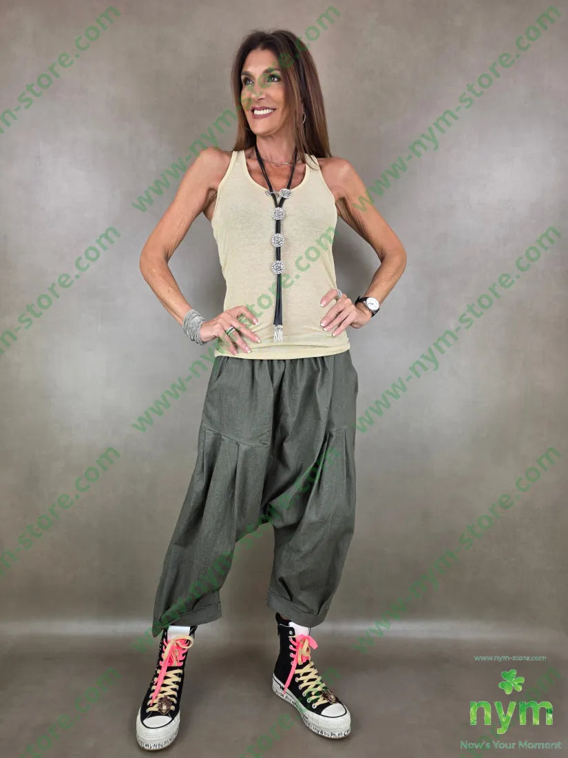 pantalone drill chiuso fondo cav bas 72co25pl3ea - PANTALONE