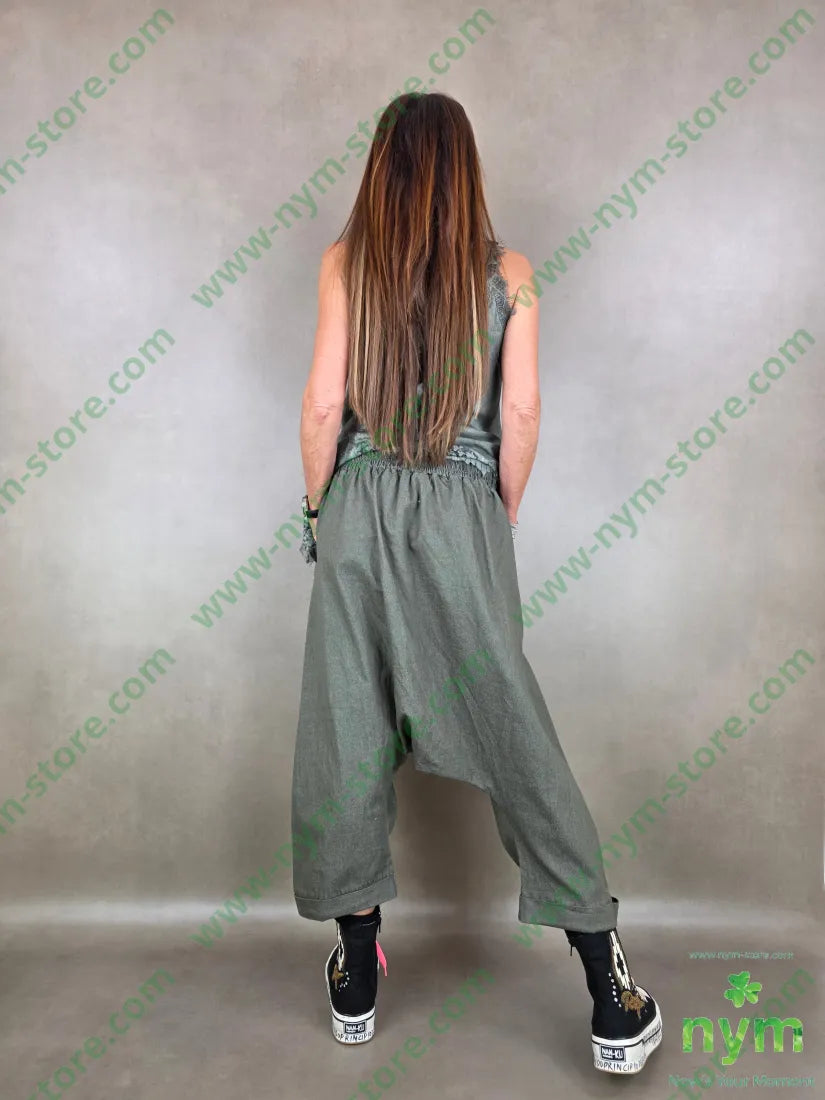 pantalone drill chiuso fondo cav bas 72co25pl3ea - PANTALONE