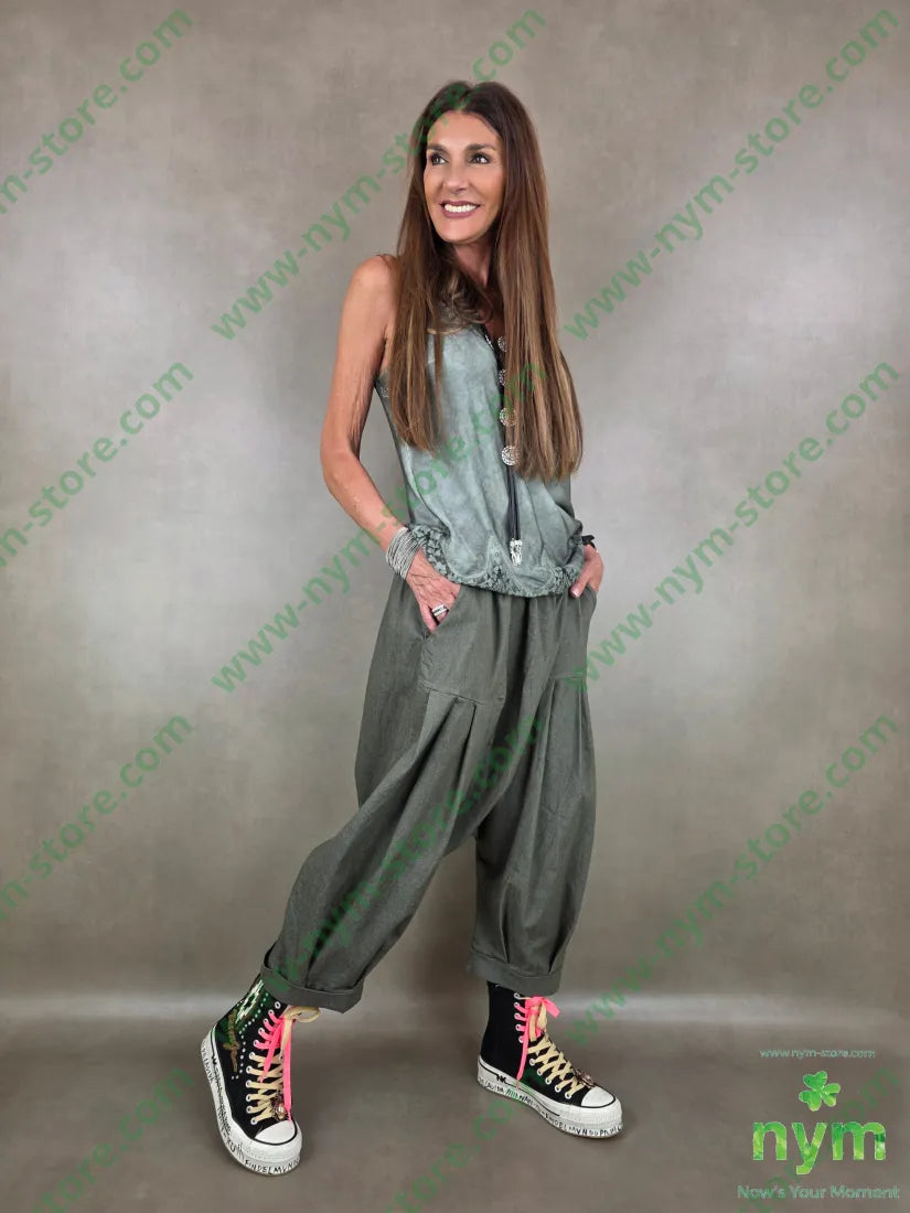 pantalone drill chiuso fondo cav bas 72co25pl3ea - PANTALONE