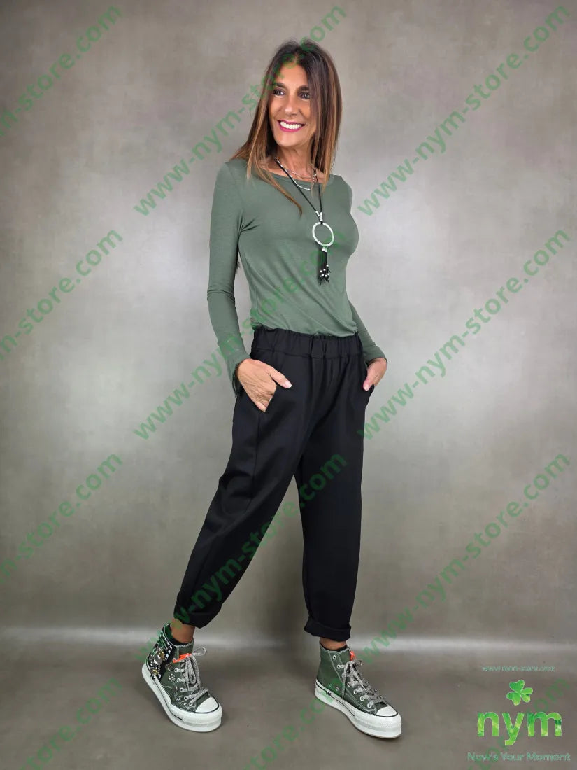 pantalone elastico alto pm 65vi30pa5ea PANTALONE