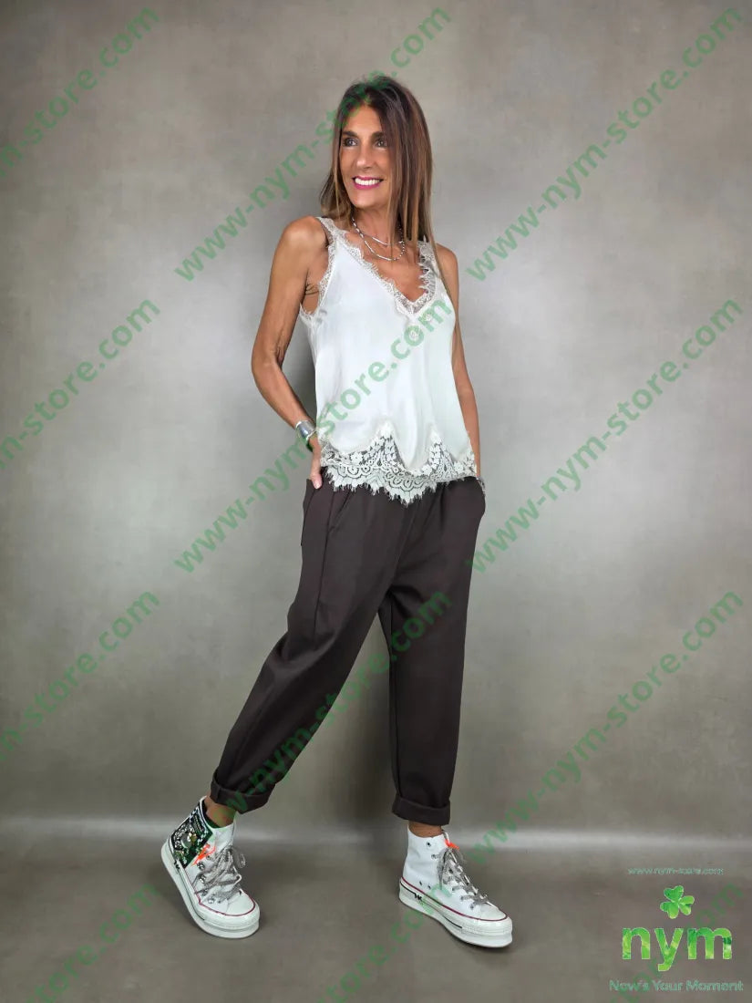 pantalone elastico alto pm 65vi30pa5ea PANTALONE