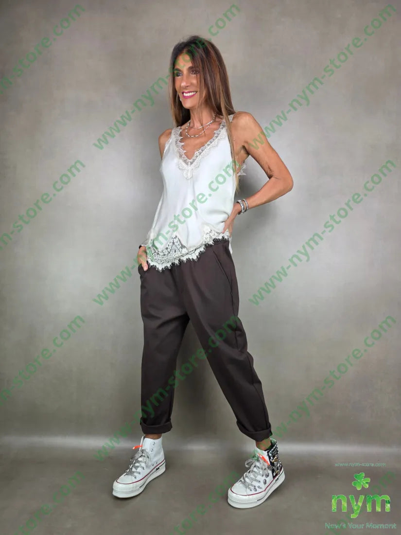 pantalone elastico alto pm 65vi30pa5ea PANTALONE