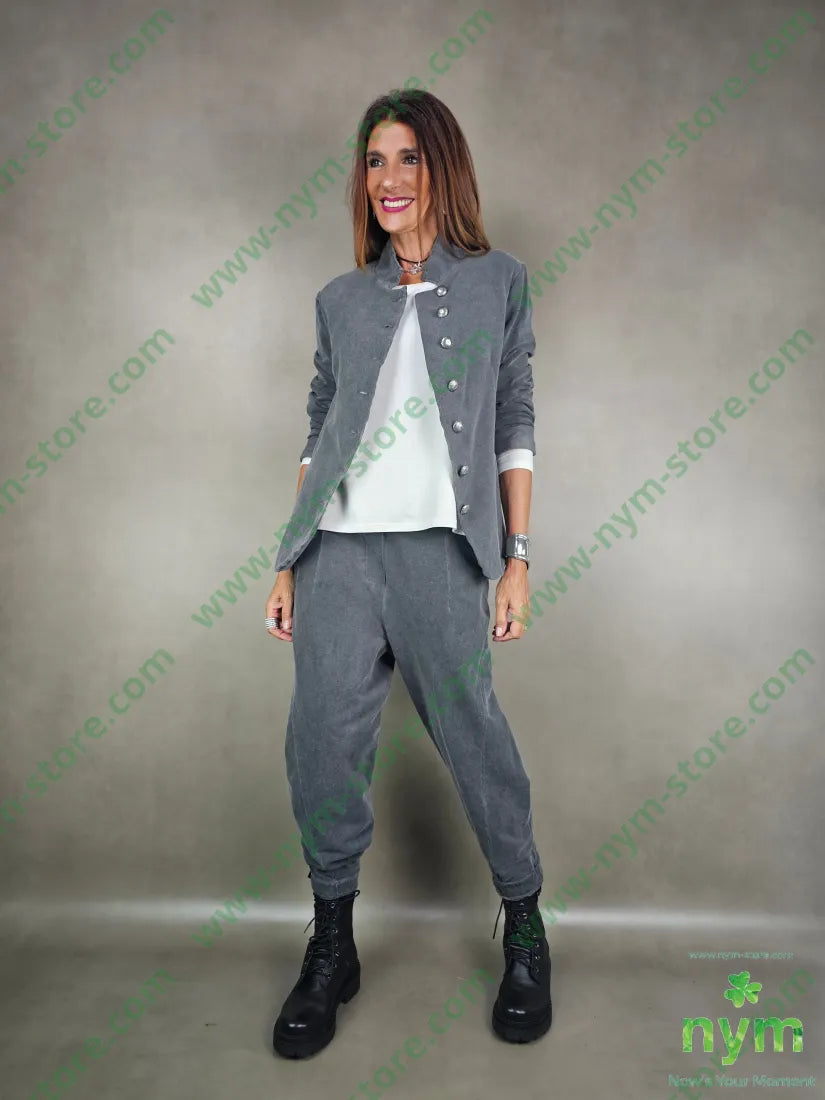 pantalone felpa dettaglio ad imbuto 95co5ea PANTALONE