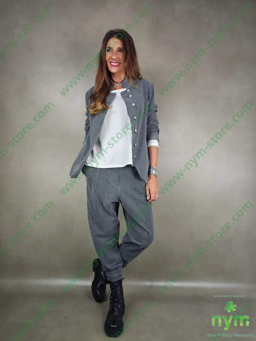 pantalone felpa dettaglio ad imbuto 95co5ea PANTALONE