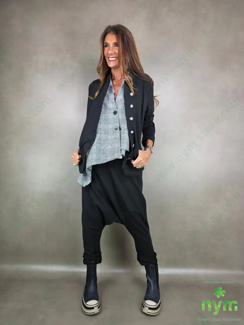 pantalone felpa harem taglio vivo 95co5ea PANTALONE