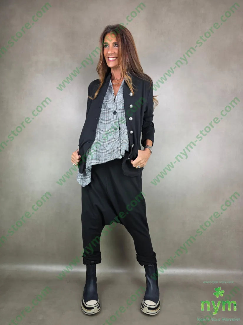 pantalone felpa harem taglio vivo 95co5ea PANTALONE