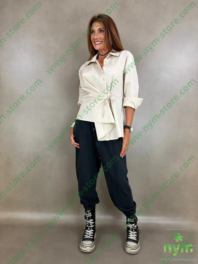 pantalone felpa maxi passanti N 95co5ea - U / NERO / AI26 - PANTALONE