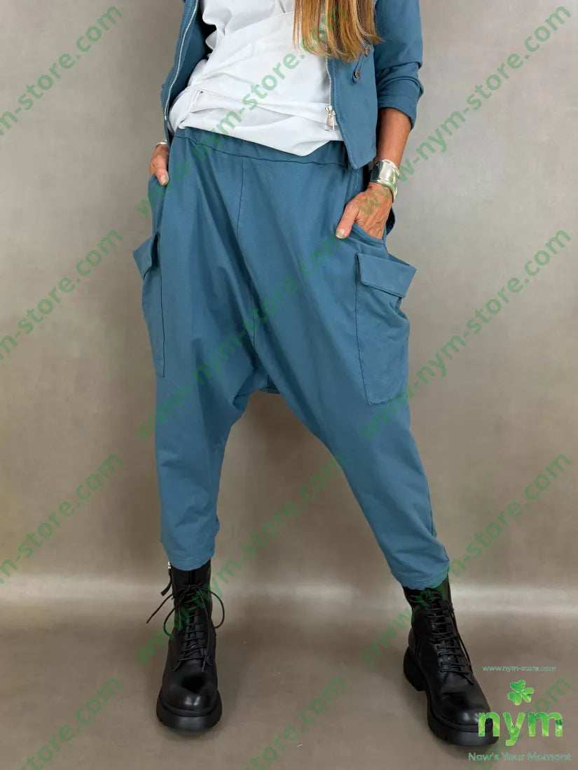 pantalone felpa maxi tasconi OT 95co5ea - U / OTTANIO / AI26 - PANTALONE